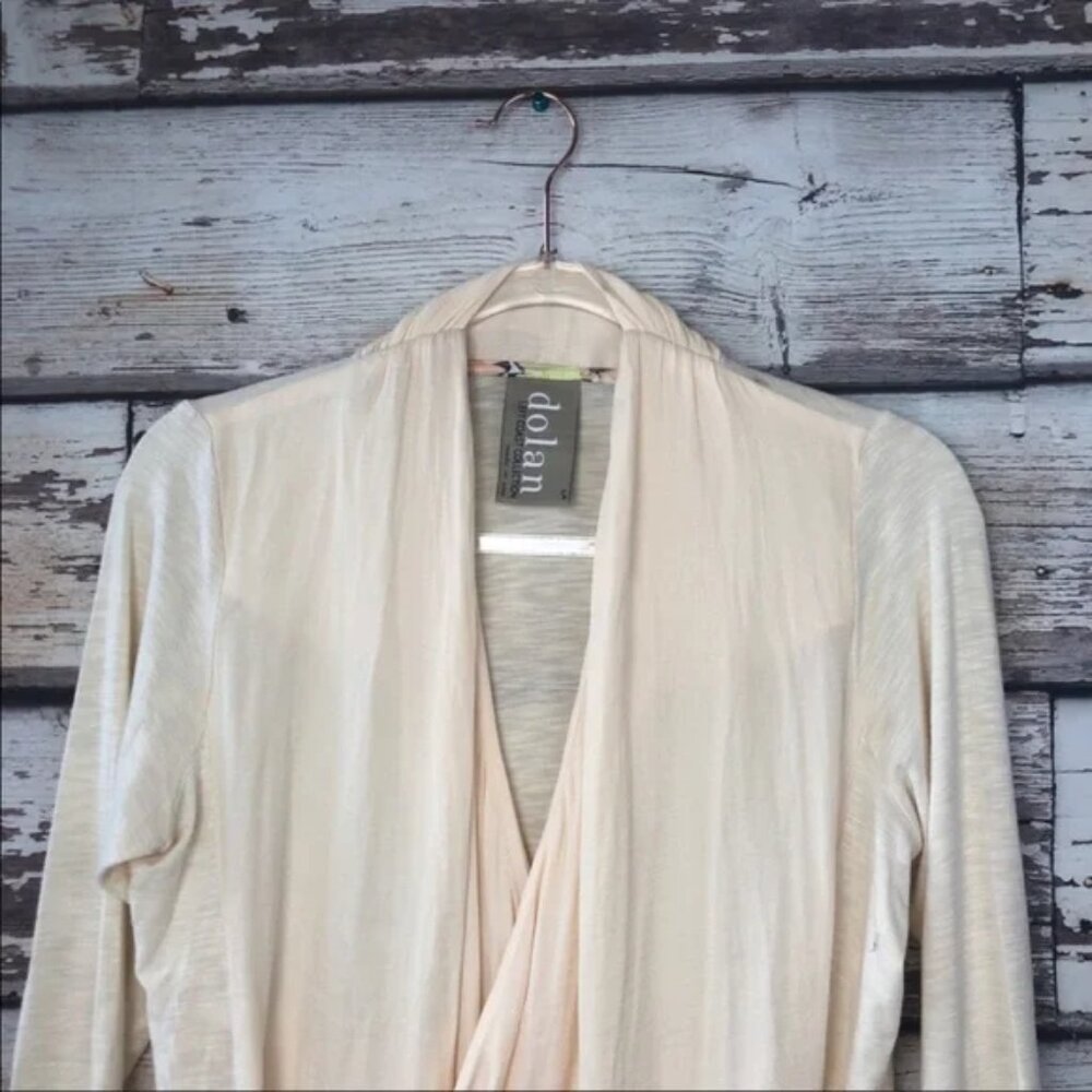 Anthropologie Dolan Crossroads Faux Wrap Blouse - Picture 3 of 7